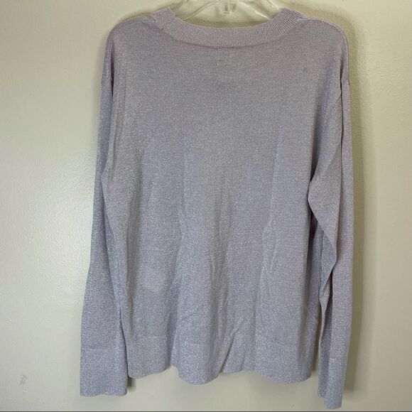 H&M | Small | Long sleeve Top| Shimmer - Picture 3 of 12